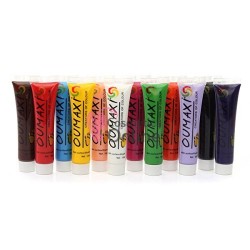 Tempera, vopsea Acrilica cu 12 culori diferite de 12 ml OUMAXI